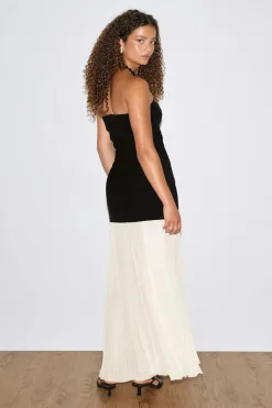Gina Tricot Sleeveless dropped waist dress Svart New