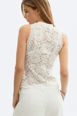 Gina Tricot eevee ace top Hvit Clearance