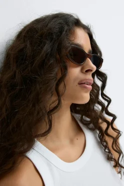 Gina Tricot Slim cateye sunglasses Brun Best