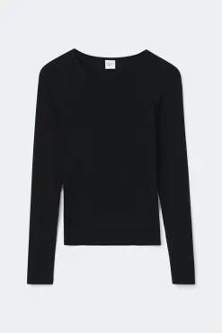Gina Tricot i fit ong eeve top Svart Online