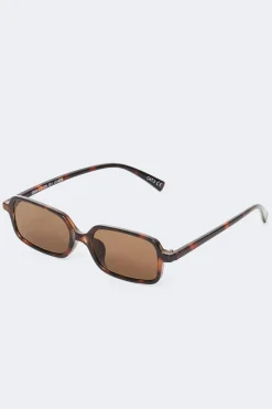 Gina Tricot Slim rectangular sunglasses Brun Best