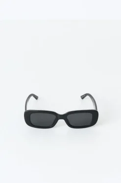 Gina Tricot slim rectangular sunglasses Svart Outlet