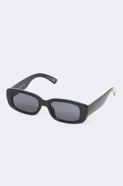 Gina Tricot Slim rectangular sunglasses Svart