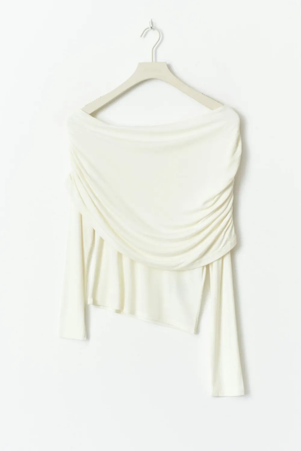 Gina Tricot oped houder cape top Hvit New