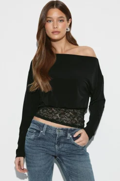 Gina Tricot ouchy ace top Svart