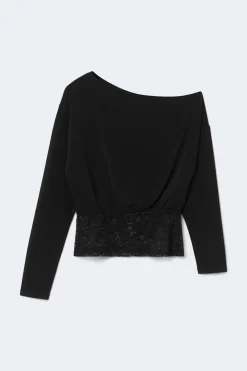 Gina Tricot ouchy ace top Svart