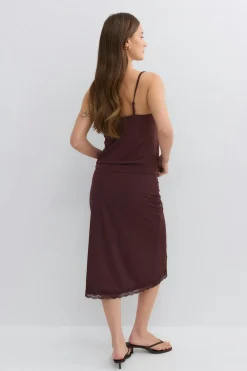 Gina Tricot 90 idi ace detai kirt Brun Hot