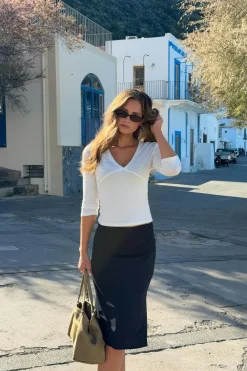 Gina Tricot 90 idi kirt Svart