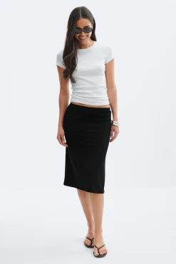 Gina Tricot 90 idi kirt Svart