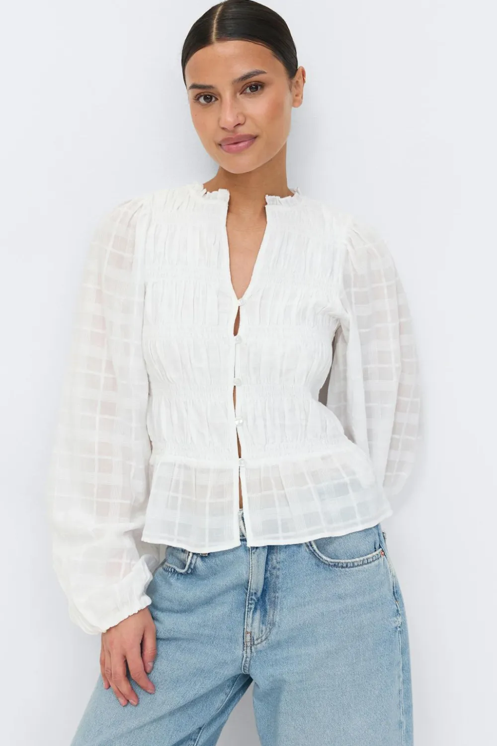 Gina Tricot ock boue Hvit Sale
