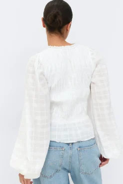 Gina Tricot ock boue Hvit Sale