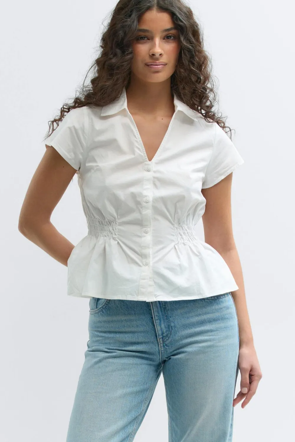 Gina Tricot ock boue Hvit