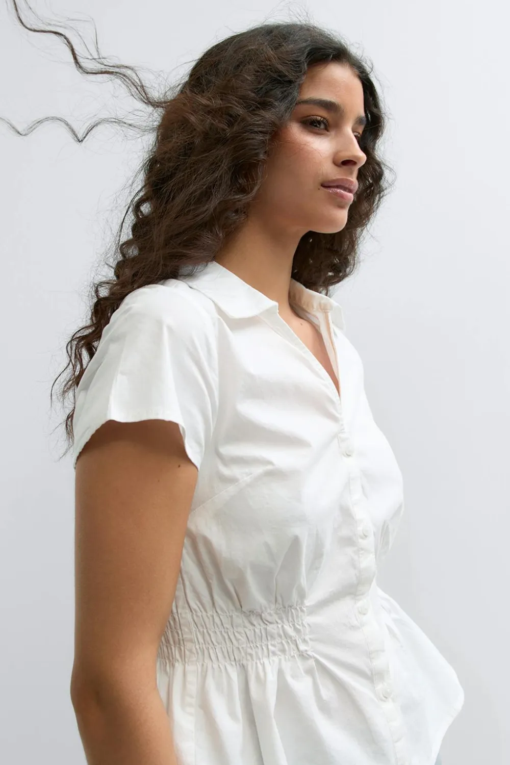 Gina Tricot ock boue Hvit