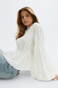Gina Tricot ock boue Hvit New
