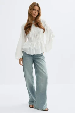 Gina Tricot ock boue Hvit New