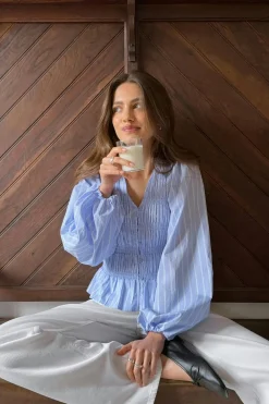 Gina Tricot ock boue Blå Best