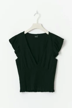Gina Tricot ock fri top Svart Hot