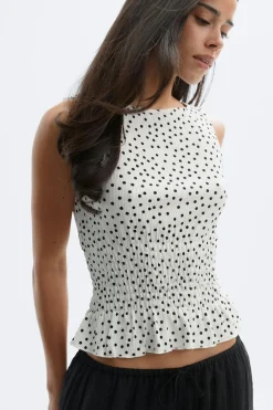 Gina Tricot ock top Svart Online