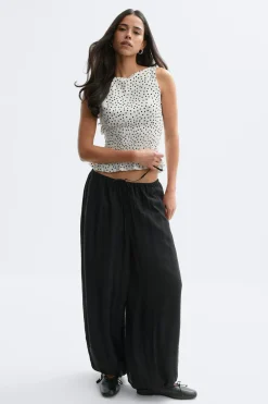 Gina Tricot ock top Svart Online