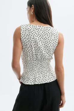 Gina Tricot ock top Svart Online