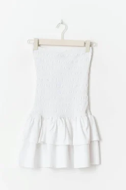 Gina Tricot ock tube dre Hvit Clearance
