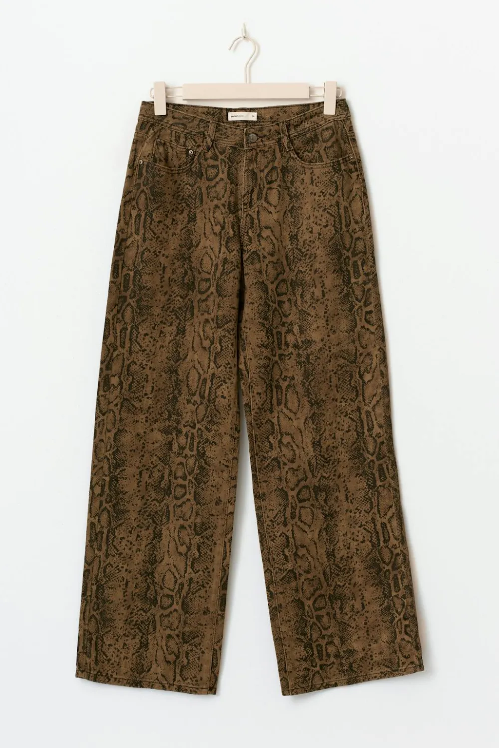 Gina Tricot Snake jeans Brun New