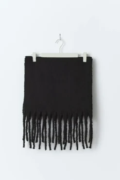 Gina Tricot Soft chunky scarf Svart Best