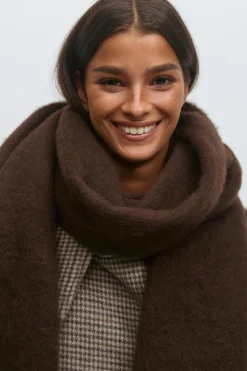 Gina Tricot Soft chunky scarf Brun Discount