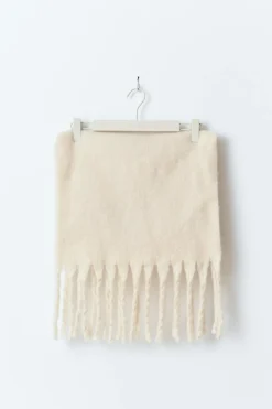 Gina Tricot Soft chunky scarf Hvit Sale