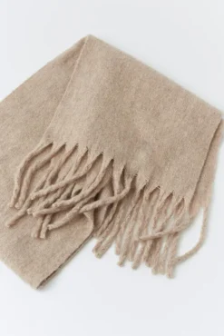 Gina Tricot Soft chunky scarf Beige Best