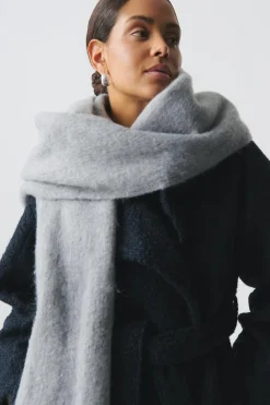 Gina Tricot Soft chunky scarf Grå Clearance