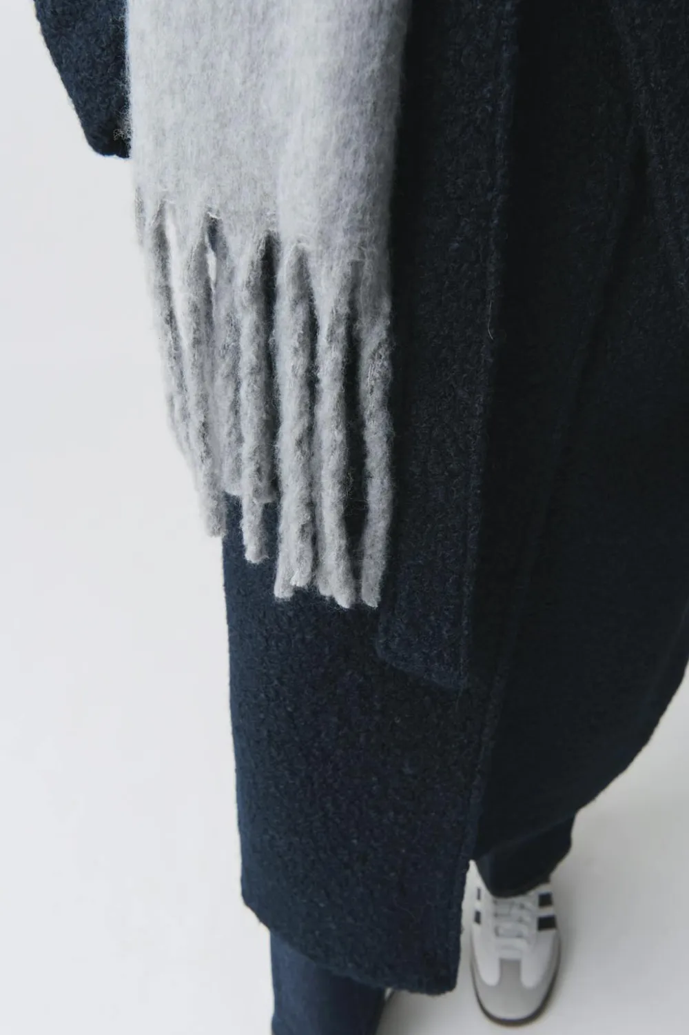 Gina Tricot Soft chunky scarf Grå Clearance