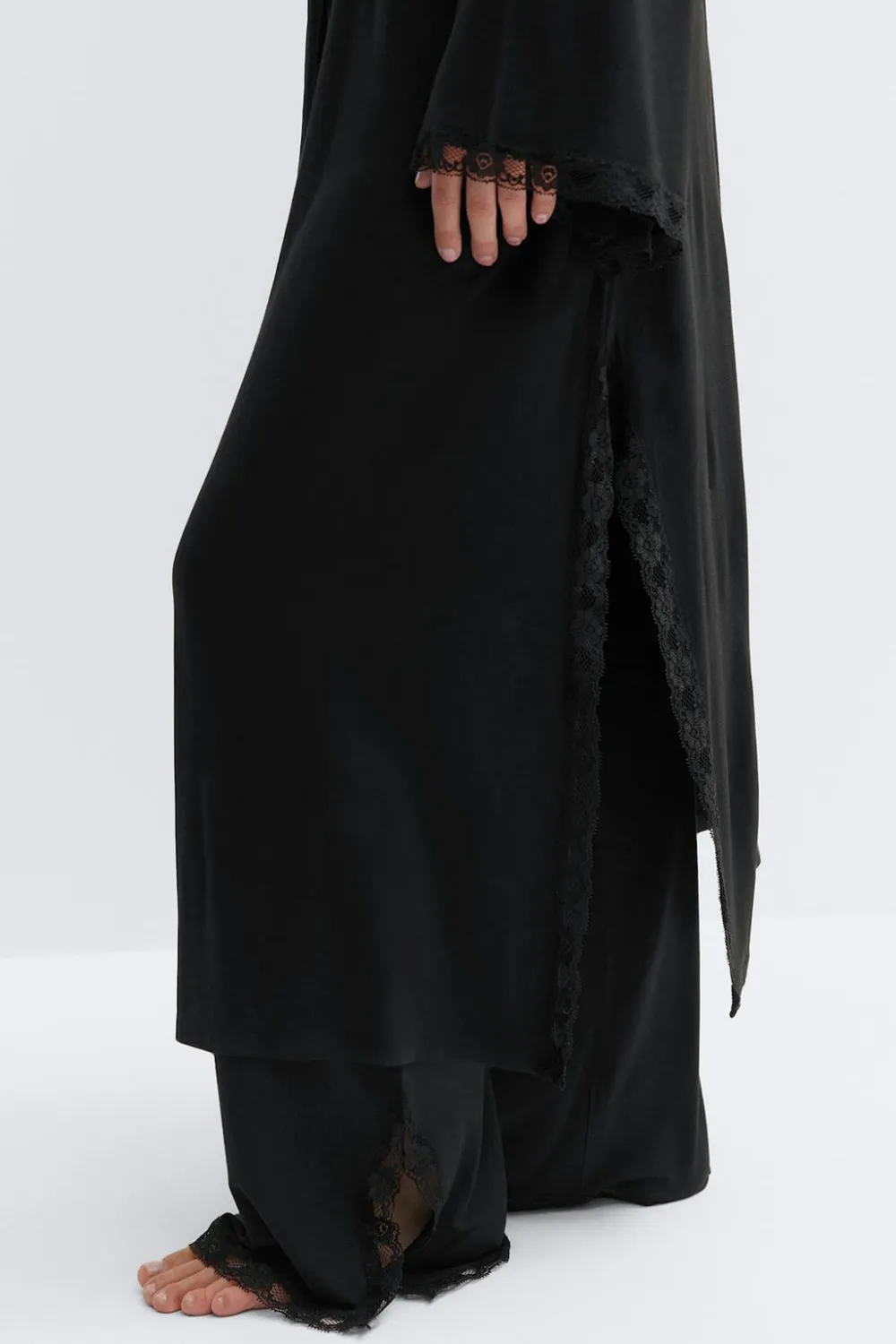 Gina Tricot oft ace oungewear robe Svart Online