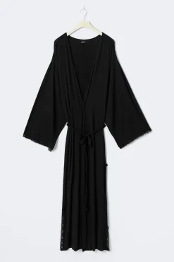 Gina Tricot oft ace oungewear robe Svart Online