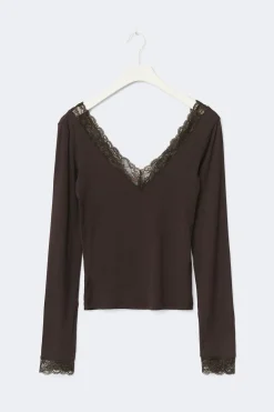 Gina Tricot oft ace oungewear top Brun Online