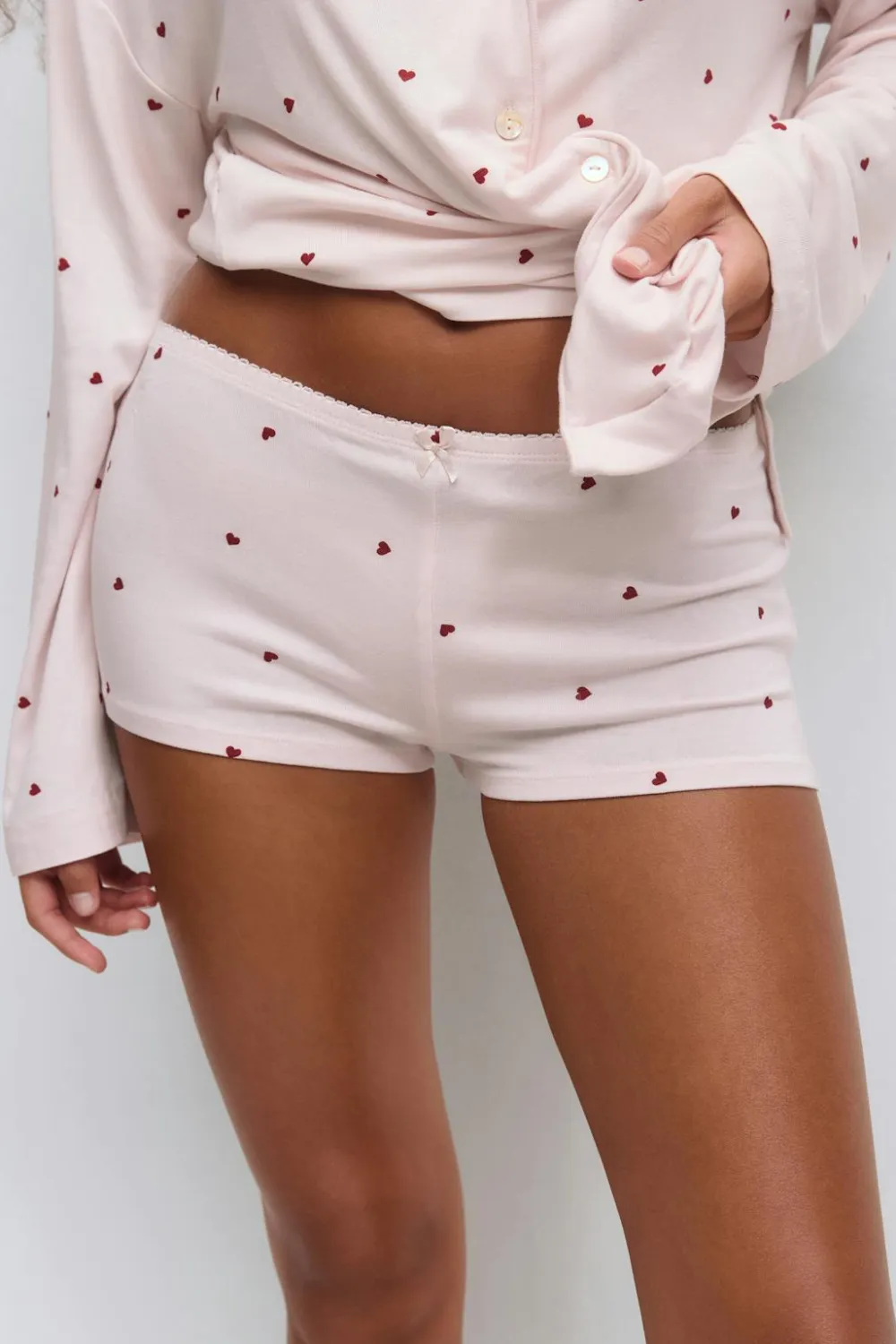 Gina Tricot oft pyjaa hotpant Rosa