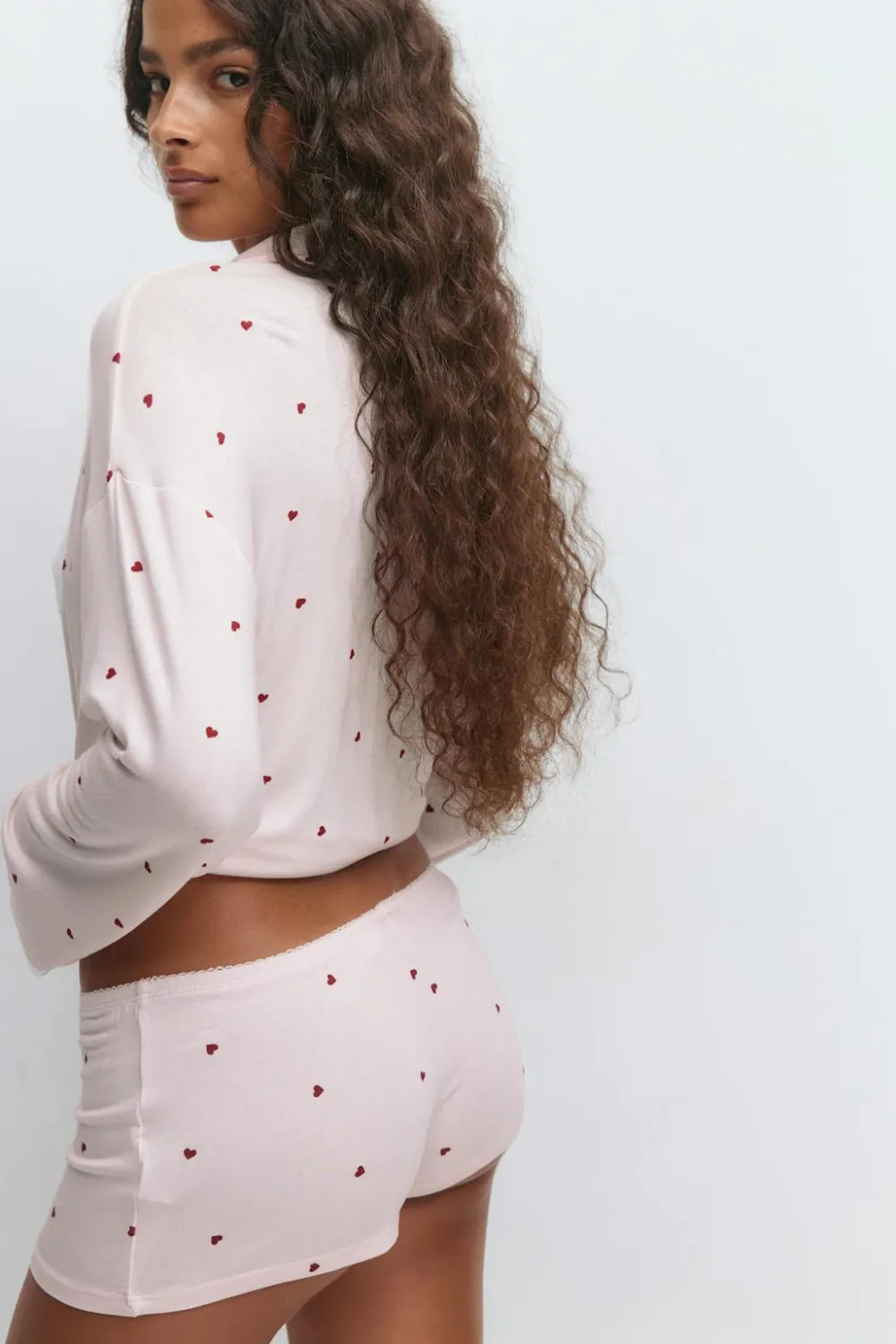 Gina Tricot oft pyjaa hotpant Rosa