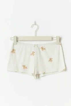 Gina Tricot oft pyjaa hotpant Hvit Discount