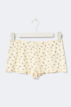 Gina Tricot oft pyjaa hotpant Gul Online
