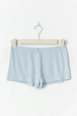 Gina Tricot oft pyjaa hotpant Blå Outlet