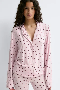 Gina Tricot oft pyjaa hirt Rosa Hot