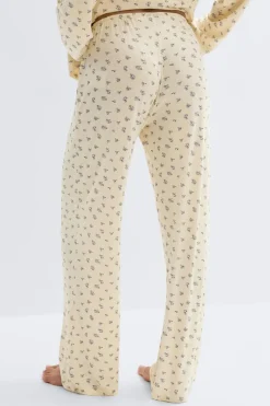 Gina Tricot oft pyjaa trouer Gul New