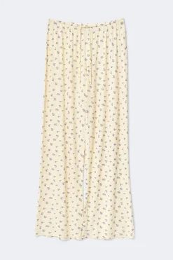 Gina Tricot oft pyjaa trouer Gul New