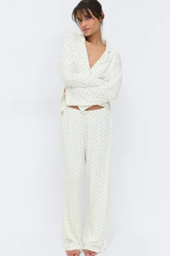 Gina Tricot oft pyjaa trouer Svart