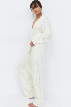 Gina Tricot oft pyjaa trouer Svart