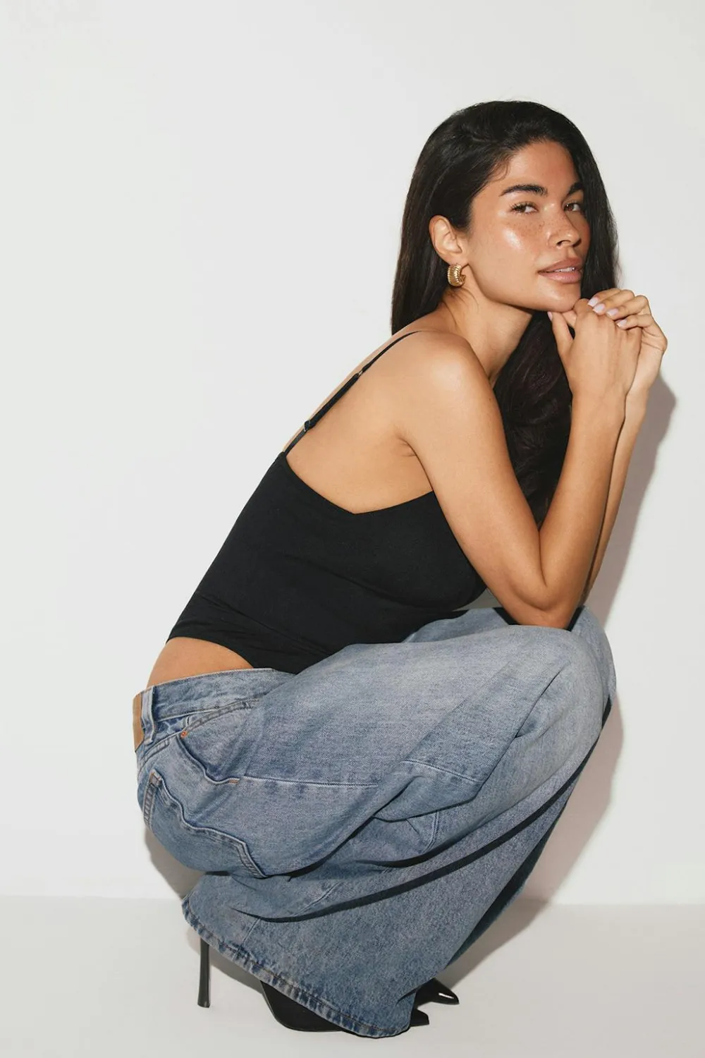 Gina Tricot oft cupt wow body Svart Hot