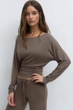 Gina Tricot oft ouchy oungewear top Brun Hot