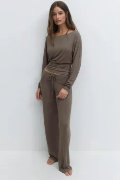 Gina Tricot oft ouchy oungewear top Brun Hot
