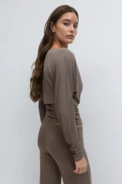 Gina Tricot oft ouchy oungewear top Brun Hot
