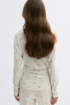Gina Tricot oft ouchy oungewear top Hvit Best